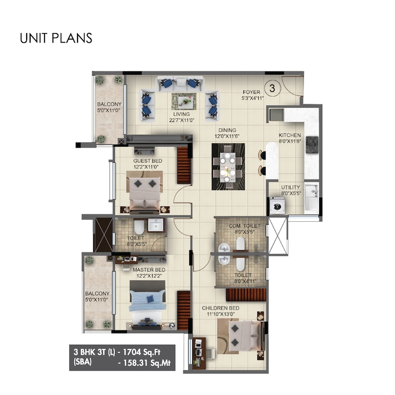 Anugraha 3 bhk 2