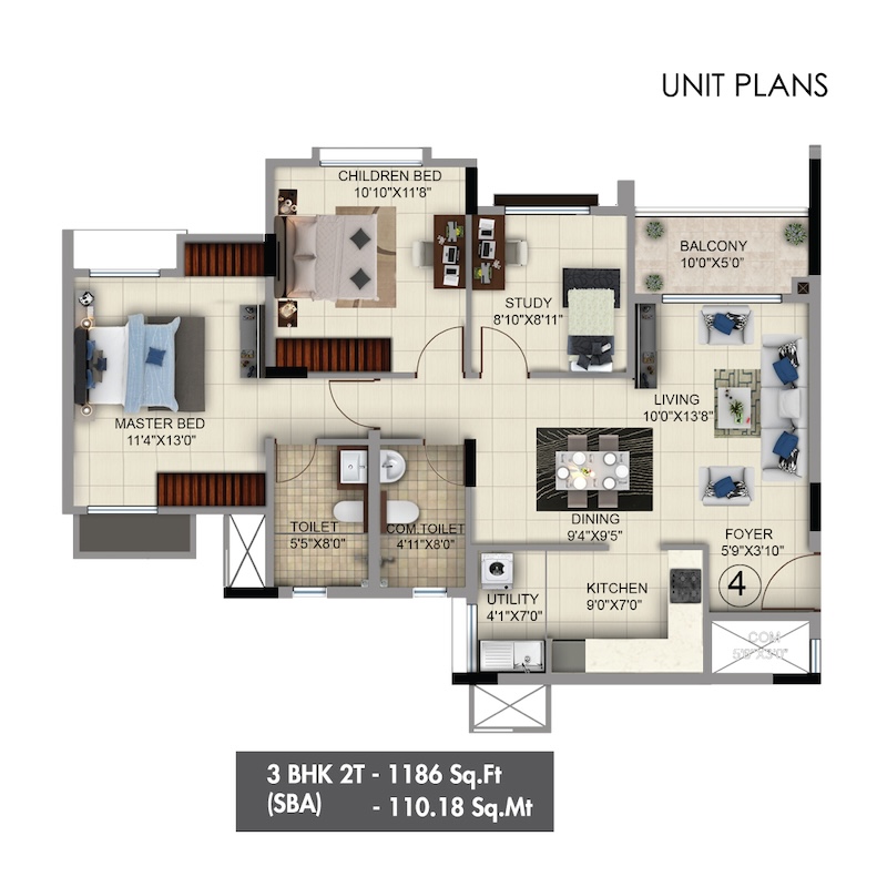anugraha 2.5 bhk